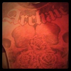 Red men's Archaic tee